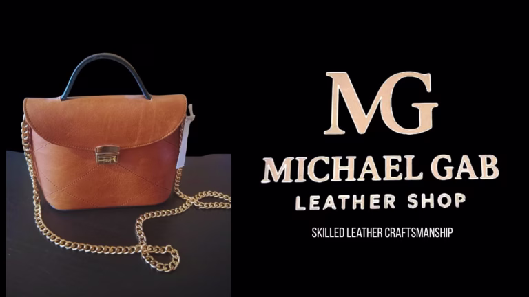 Handmade leather bags crafted by Michael Gab Leather Shop